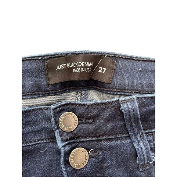 Just black denim raw hem jeans - Picture 3 of 4